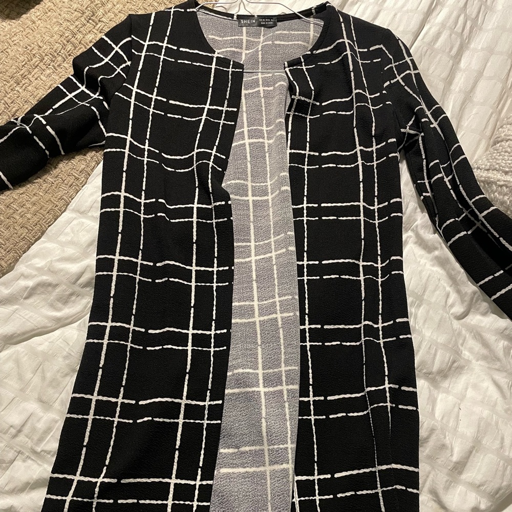 Black and White Cardigan